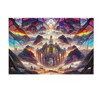 Puzzle de madera, 1000 piezas, diseño de dueño del mundo, para niños y niñas, nivel de dificultad, juegos educativos, juguete familiar (75 x 50 cm)