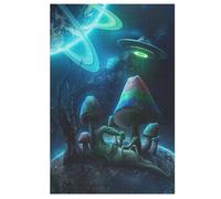 Puzzle de madera, 1000 piezas, diseño de setas, para niños y niñas, nivel de dificultad, juegos educativos, juguete familiar (78 x 53 cm)