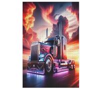 Puzzle de madera, 1000 piezas, puzles de camiones, adultos y niños, lo mejor para la colección de juegos familiares (78 x 53 cm)