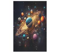 Puzzle de madera, 1000 piezas, universo colorido, para adultos y niños, lo mejor para la colección de juegos familiares (78 x 53 cm)