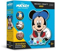 Puzzle de Madera 50pezzi Trefl- Wood Craft Sonic Stitch Minnie Mouse Spiderman
