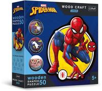 Puzzle de Madera 50pezzi Trefl- Wood Craft Sonic Stitch Minnie Mouse Spiderman