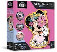 Puzzle de Madera 50pezzi Trefl- Wood Craft Sonic Stitch Minnie Mouse Spiderman