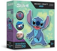 Puzzle de Madera 50pezzi Trefl- Wood Craft Sonic Stitch Minnie Mouse Spiderman