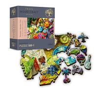 Trefl 500 + 1 Elementos, Wood Craft, Formas Irregulares, 50 Figuras Adventureras, Premium Moderno, DIY, para Adultos Y Niños A Partir De 12 Años Puzzle de Madera, Color Coloridos cócteles