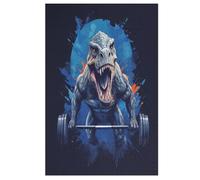 Puzzle de madera de 1000 piezas de dinosaurios para adultos, puzzle familiar para aliviar el estrés, para niños a partir de 12 años (78 x 53 cm)