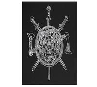 Puzzle de madera de 1000 piezas de mito vikingo para adultos y niños a partir de 12 años. Gran regalo para adultos 78 × 53 cm