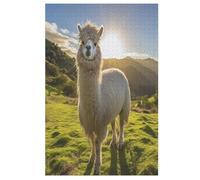 Puzzle de madera de alpaca, 1000 piezas, rompecabezas para adolescentes y adultos, juguete creativo, rompecabezas, 78 x 53 cm