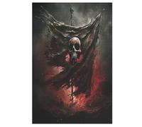 Puzzle de madera de calavera pirata de 1000 piezas para adultos, puzle de madera para más de 12 niños (78 x 53 cm)