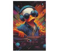 Puzzle de madera de pato, 1000 unidades, para adultos, adolescentes, para aliviar el estrés, rompecabezas familiar, póster de 1000 piezas, juego educativo, juguete de regalo (78 x 53 cm)