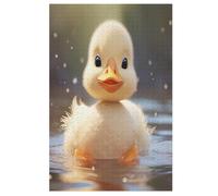 Puzzle de madera de pato animal, 1000 piezas, para adultos, rompecabezas familiar, rompecabezas para aliviar el estrés, para niños a partir de 12 años, 78 x 53 cm