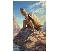 Puzzle de madera de tortuga marina, 1000 piezas, para adultos y niños a partir de 12 años, gran regalo para adultos (78 x 53 cm)