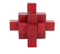 Puzzle de madera inteligente juguete cerebro Teaser Lock juguete educativo para el ocio relajante y entrenamiento de memoria de madera maciza respetuosa con el medio ambiente