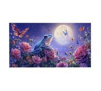 Puzzle de Madera para Adultos 2444 Piezas - Frog Moon, Obra de Arte de Juego de Rompecabezas para Adultos, Puzzle de Impresión de Alta Definición Multicolor, Pasatiempo Creativo Regalo b-790