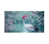 Puzzle de Madera para Adultos 2444 Piezas - Grulla Blanca del Lago, Obra de Arte de Juego de Rompecabezas para Adultos, Puzzle de Impresión de Alta Definición, Pasatiempo Creativo Regalo b-373
