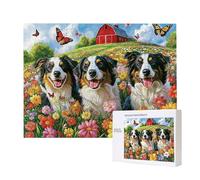 Puzzle de Madera para Adultos 4000 Piezas - Granja Perro, Obra de Arte de Juego de Rompecabezas para Adultos, Puzzle de Impresión de Alta Definición Multicolor, Pasatiempo Creativo Regalo d-542