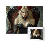 Puzzle de Madera para Adultos 6000 Piezas - Reina del vampirismo, Obra de Arte de Juego de Rompecabezas para Adultos, Puzzle de Impresión de Alta Definición Multicolor, Pasatiempo Creativo Regalo d803