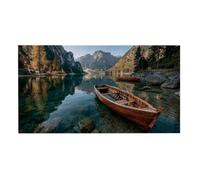 Puzzle de Madera para Adultos 900 Piezas - Barco del Lago, Obra de Arte de Juego de Rompecabezas para Adultos, Puzzle de Impresión de Alta Definición Multicolor, Pasatiempo Creativo Regalo b-374