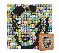 Puzzle de Madera para Adultos - Puzzle Madera Adultos - Puzzle Cuadros Famosos Rompecabezas Personaje Cortado a Láser 450-465 Piezas (40 x 40 cm) (Marilyn Monroe)
