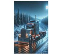 Puzzle de madera para camiones, 1000 piezas, juegos de ajos para adultos, adolescentes, puzles imposibles, decoración para habitación infantil (78 x 53 cm)