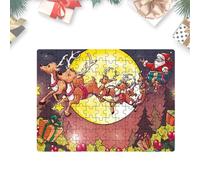 Puzzle de Navidad | Deseo de Navidad Santa Claus Gran Puzzle, Navidad Invierno Santa Claus Decoración, Puzzles para Niñas, Niños