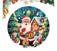 Puzzle De Navidad - Puzzle De Navidad, Puzzle De Navidad Educación | Puzzle De Vacaciones de Papá Noel, 70 Piezas, Puzzle Educativo 2D para Monedas Encajan Perfectamente para Niños, Niños Y Niñas