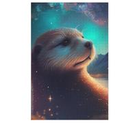 Puzzle de nutrias piratas para adultos, 1000 piezas, adecuado para niños a partir de 12 años, el aprendizaje educativo (78 x 53 cm)