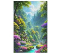 Puzzle de paisaje para adultos, 1000 piezas, tablero reciclado de alta calidad, para aprender, juguetes educativos, juegos familiares, rompecabezas de madera para niños (78 x 53 cm)