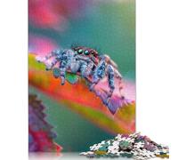 Puzzle de papel de 1000 piezas "Arañas saltadoras" para adultos, rompecabezas rectangular creativo, juego de desafío para el ejercicio del cerebro, regalo 38 x 26 cm/1000 piezas