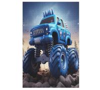 Puzzle de patrón de camiones, 1000 piezas, rompecabezas de madera para adultos y niños, juguete divertido, juego educativo, 78 x 53 cm