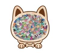 Puzzle de Perros para - Adultos 115 Piezas en, Stylish, Colores Morandi Decoración Relajante, Madera Niño Niños Navidad | Multipurpose Outdoor Indoor Utility Elegant Portable