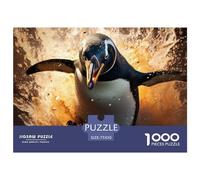 Puzzle de pingüino para adultos, divertido, 1000 piezas, juego educativo de animales en 3D, juguete educativo, juego intelectual, alivio del estrés, juguetes decorativos, relajación e inteligencia