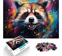 Puzzle de pintura de hurones, 2000 piezas, 27,56 x 39,37, en puzzles de tarjetas grises, adecuado para adultos y niños a partir de 14 años. Interesantes rompecabezas para reducir el estrés