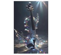 Puzzle de violón, 1000 piezas, de madera, para adultos y niños a partir de 12 años, juguete educativo (78 x 53 cm)