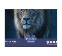 Puzzle Decorativo 1000 Piezas León - Adultos Y Adolescentes, EduGatoivo Y Relajante, Piezas De Calidad con Póster, Animals, 38x26cm/1000pcs