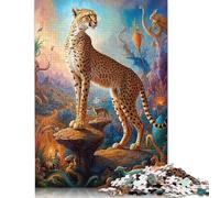 Puzzle del Ghepardo Celeste per adulti e adolescenti, 1000 pezzi, gioco Educativo, sfida, giocattolo, 38x26 cm/1000 pezzi