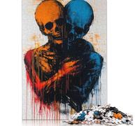 Puzzle di Carta da 1000 pezzi Dualità Delle Anime Opere d'arte espressioniste contemporanee per adolescenti Regali Puzzle rilassanti Giochi 38x26 cm/1000 pezzi
