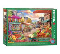 Puzzle - Día De Mercado - 1000 Piezas