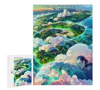 Puzzle difícil para adultos, 500 piezas, Isla en el Cielo, 2 juguetes de rompecabezas, decoración de pared, decoración de pared, regalo de cumpleaños, regalos, 500 unidades