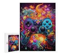 Puzzle difícil para adultos, 500 unidades, controlador vibrante, juguete de rompecabezas, decoración de pared, decoración de pared, regalo de cumpleaños, regalos, 500 unidades