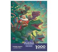 Puzzle Dinosaurios De 1000 Piezas Animales Rompecabezas Adultos De 1000 Piezas Decoracion Hobby 70x50cm/1000pcs