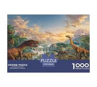 Puzzle Dinosaurios De 1000 Piezas Animales Rompecabezas Hombres Y Mujeres De 1000 Piezas Obra De Arte Hobby 38x26cm/1000pcs