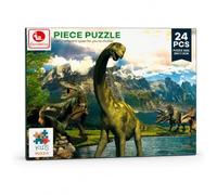 Puzzle Dinosaurios Lago Prehistórico | 24 Piezas | Puzzle Infantil +3 Años | 25 x 17,5 cm | Juego Educativo