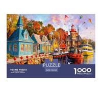 Puzzle Dockyard del Puerto Arcoíris De 1000 Piezas Interesante Rompecabezas para Adultos De 1000 Piezas Juego Entretenimento 70x50cm/1000pcs