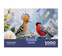 Puzzle Dos pájaros De 1000 Piezas Interesante Rompecabezas para Adultos De 1000 Piezas Pintura Entretenimiento Creativo 70x50cm/1000pcs