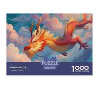 Puzzle Dragón De 1000 Piezas Animales Rompecabezas para Adultos De 1000 Piezas Obra De Arte Entretenimento 70x50cm/1000pcs