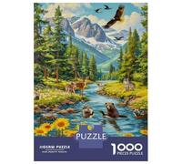 Puzzle Ecología Forestal De 1000 Piezas Rompecabezas para Adultos De 1000 Piezas Obra De Arte Regalo 70x50cm/1000pcs