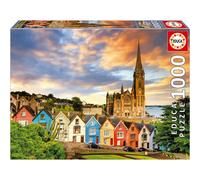 Educa - Catedral de Cobh, Irlanda | Puzzle de 1000 Piezas para Adultos. Medidas: 68 x 48 cm. Incluye Cola Fix Puzzle. A Partir de 14 años (19927)