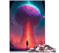 Puzzle educativo de 1000 piezas para adultos, universo mágico, 26 x 38 cm, fortalece el amor entre parejas