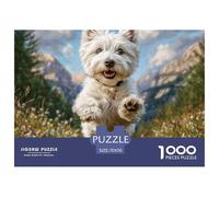 Puzzle Educativo difícil 1000 Piezas, Perro Cazador Naturaleza, Idea de Regalo versátil y Entretenimiento Adulto 70x50cm